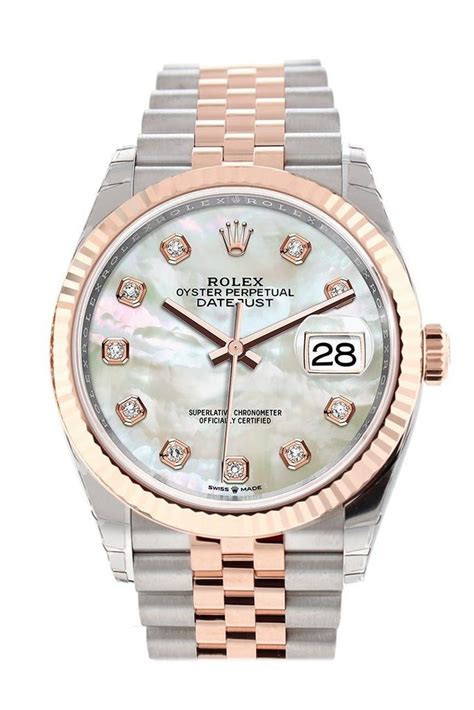 how mother of pearl is made rolex|Rolex datejust 36 everose gold.